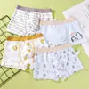 Atacado de Boxer Infantil de Imagem Única Algodão Puro Classe A Desenho Animado Cintura Média Respirável para Meninos