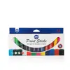Crayones de 12 Colores a Base de Agua de Secado Rápido, Crayones Coloridos, Crayones Sedosos con Buen Colorido y Colores Vibrantes