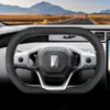 Adecuado para accesorios de modificación interior de cubierta de volante Avita 07/12, cubierta de manija de coche de gamuza para invierno