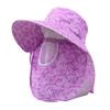 Chapéu de verão feminino estilo coreano grande beiral para colheita de chá chapéu de sol de malha respirável chapéu de equitação rosto cobrindo pescoço proteção xale chapéu de sol