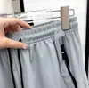[240714002] Pantalones de verano para hombre, sin rematar, de seda de hielo, secado rápido, elásticos, sedosos, versátiles, pantalones de hielo de secado rápido con tres barras