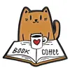Diseño Insignia Versátil Traje Serie de Libros Gato Broche Ropa Mochila Pin Decorativo Cumpleaños Pequeño Regalo