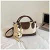 Comercio Exterior Transfronterizo 2026 Moda Estilo Coreano Nicho Bloques de Color Elegante Simple Bolso de Mano para el Trabajo Bolso Cruzado al Hombro Bolso para Mujer