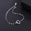 Pulsera de doble anillo Difeng 999 Plata Esterlina Mobius para mujer, estilo coreano elegante, pulsera de diamantes de nicho, pulsera de lujo ligero ins