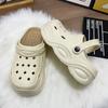 Sandalias Baotou de suela gruesa para mujer, zapatos de verano, EVA, antideslizantes, populares en internet, para playa, 2023