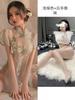 Roupa Íntima Sexy Transparente Antiga Livre Cheongsam Bordado Roupa Íntima Feminina Abstinência Flertando Pijama Camisola Sexy 303