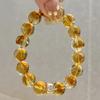 [Riqueza Violenta] Pulsera de Cristal de Citrina Natural Montaña Huangta Huangasai para Enviar Regalos a Novia a Novia