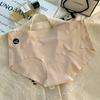 Roupa interior das mulheres 7A Mulberry seda inferior virilha confortável e não sensual Skin-friendly Simples Solid Color High-elastic Mid-waist Ladies Briefs