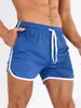 Pantalones cortos deportivos de verano personalizados para hombre, pantalones cortos de playa, malla casual para fitness de tres puntos, transpirables, ligeros, pantalones cortos transfronterizos