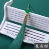 Franja de Borlas Longas com Contas Acessório Antigo Hanfu Borla Pendente para Guqin Fábrica