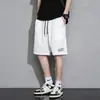 Pantalones Cortos Nuevos de Verano de Moda de Secado Rápido para Hombre, Pantalones Casuales Versátiles Delgados Sueltos de Pierna Recta Elásticos, Pantalones Cortos Deportivos para Hombre