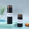 Nueva Taza Mini de Bolsillo Aislada de Acero Inoxidable 304 con Tapa Sencilla de Grano de Madera Estilo Japonés, Regalo para Negocios y Oficina, Taza para Agua