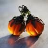 Joias Europeias e Americanas Mingcheng Pendente de Abóbora Simples Retrô Transfronteiriço Brincos Distintivos de Gota d'Água Halloween Brincos Engraçados