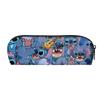 Estuche para lápices para estudiantes de primaria y secundaria, con estampado de dibujos animados de Stitch, impresión digital, caja de papelería, bolsa de almacenamiento, gran oferta de comercio exterior
