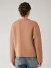 Casaco de Lã Dupla Face Vermelho Minimalista 100% Lã Feminino Gola Redonda de Botão Único Casaco de Lã Petite
