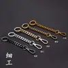 Cadena de extensión para correa de hombro de bolso cadena de extensión para correa de mochila de metal accesorios de cadena de extensión para correa de hombro compra individual