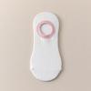 Meias Dopamina para Mulheres, Meias Cano Baixo Finas de Algodão Puro Antibacterianas de Verão, Antiderrapantes, Invisíveis, Meias de Zhuji