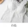 Popular body de encaje francés con cuello en V para mujer, espalda descubierta, camisola desmontable