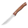 Cuchillo de fruta de acero inoxidable, cuchillo de carne de mano, cuchillo de melón doméstico, cuchillo de corte de carne para acampar al aire libre, cuchillo portátil con mango de madera para barbacoa