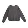 Suéter de Punto de Lana 100% Australiana, Cuello Redondo, Otoño Brillante, Multicolor, Holgado, Suave y Esponjoso, para Mujer