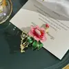 Estilo Nacional, Novo Estilo Chinês, Clássico, Elegante, Luxuoso, Refinado, Versátil, Broche de Flor de Peônia, Alto Padrão, Luxo Leve