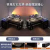 Mesa de esquina, escritorio para computadora del hogar, mesa de escritorio para juegos de escritorio, escritorio con estantería, mesa de esquina integrada para dormitorio, escritorio de oficina para personal