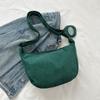 2026 Nuevo Estilo Bolso de Hombro para Mujer Ins Japonés Pana Estudiante Clase Viaje Versátil Gran Capacidad Bolso Cruzado Tote