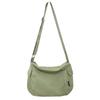 Bolsa Transversal de Nylon Masculina Estudante Universitário Marca Tendência Ins Versátil Simples Workwear Mochila para Deslocamento Estilo Japonês Casual Bolsa de Ombro