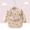 Bata para Bebé Otoño e Invierno Ropa Exterior Niños Comer Impermeable y Anti-Suciedad Guardería Ropa Protectora Niñas Comer Suplemento Alimenticio Babero