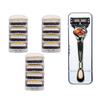 Barbeador Manual Masculino Transfronteiriço Aparador de Barba Lâmina de 5 Camadas Antigo Lâmina de Cinco Lâminas Universal Barbeador Manual
