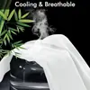 Amazon Transfronteiriça Estilo Simples Cor Sólida Fibra de Bambu Impressão e Tingimento Ativos Peça Única Uso Doméstico Sensação de Frescor Bom Toque no Corpo Verão Capa de Edredom Simples
