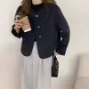Roupas Femininas Populares Deste Ano 2025 Novo Casaco de Caxemira Feminino de Primavera Curto Gola Redonda Pequeno Cheiroso Casaco de Lã