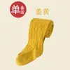 Leggings infantis transfronteiriças, meias-calças para meninas, coleção primavera e outono, cor sólida, cintura alta, para bebês usarem ao ar livre, atacado e dropshipping para exportação