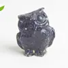 Gravel de Cristal Natural Transfronteiriço Gotas de Cola Coruja Fofa Escritório Casa Sala de Estar Decoração de Joias para Mesa Ornamentos