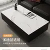 Mesa de centro de pizarra imitación mármol, tapete para mesa, impermeable y a prueba de aceite, de alta gama, lujo ligero, protección para la encimera del televisor de la sala de estar