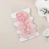 Europeu e Americano Venda Quente Transfronteiriça Bebê Flor Fofa Laço Conjunto de Três Peças Infantil e Bebê Faixa de Cabelo Fina Acessórios para Cabeça
