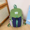 Mochila de Bloques de Color de Moda 2026 para Viajes Diarios Casuales Gran Capacidad Bolso Escolar Moderno Versátil Ligero
