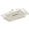 Lámpara de sala de estar italiana minimalista de cielo estrellado nuevo, lujo ligero con una sensación de alta gama, lámpara de techo rectangular simple nórdica, accesorios de iluminación Zhongshan