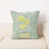 Vaso de Girassol Pintado à Mão Estilo Ins Pintura a Óleo Almofada Decorativa Estilo Nórdico Almofada Refrescante para Encosto de Sofá-Cama