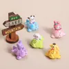 Sanrio Voando DIY Joias Estéreo Chaveiro Criativo Acessórios Saco Surpresa Par Toque Fofo Pequenos Enfeites