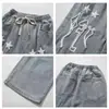 Jeans Retro Estilo Ins de Calle Americana para Hombres y Mujeres, Nueva Marca de Moda Casual Estilo Calle Pierna Ancha Rectos Largos, Transfronterizo