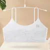 Popular Moderna Periodo de Desarrollo Adolescente para Niñas Taza Fija Anti-Golpes No Muestra el Pecho Chaleco Cómodo Amigable con la Piel para Mujeres