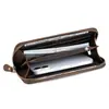 1179 Bolso de Cuero para Hombre, Cartera de Mano de Piel de Vaca para Hombre, Billetera de Piel Genuina Repujada, Portatarjetas Largo de Mano, Grande