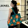 El Primer Bolso Tejido Transfronterizo Nuevo, Bolso Tejido con Letras Resistente al Desgaste, Bolso de Mujer de Gran Capacidad, Bolso Cruzado de Color Sólido de un Solo Hombro