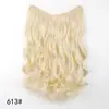 Atacado de fábrica peça de cabelo cacheado em V de uma peça atualização cobertura de meia cabeça peruca feminina peça de cabelo invisível em U