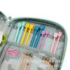 Bolso Lily de Ganchillo Plus Suéter Aguja de Tejer Almacenamiento de Agujas Bolso de Mano DIY Hecho a Mano Aguja Circular Accesorios Bolsa de Material