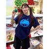 Camiseta de Alta Qualidade Estampada em Inglês Manga Curta Top Roupas 100% Algodão Camiseta de Manga Curta Feminina Desenho Animado Moda Masculina Verão