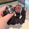 Estilo coreano otoño e invierno nuevo anillo para el cabello de intestino grueso con cara sonriente creativo versátil bola de tela cuerda para el cabello coleta alta accesorios para el cabello