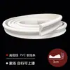 Tira decorativa para puerta de armario de blíster francesa, tira de borde suave curvado de PVC, moldura de fondo de pared de techo de línea de yeso