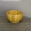 Tigela de bambu personalizada para uso doméstico, utensílio de mesa infantil, tigela para bebê, tigela de bambu e madeira para adultos, tigela em formato de máscara com logotipo.